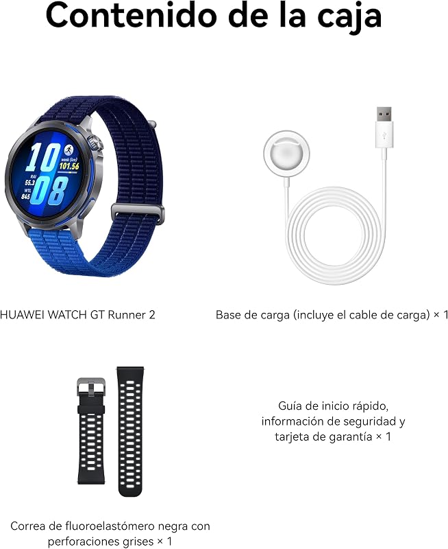 Watch GT Runner 2 Smartwatch, Running GPS Ultra Preciso, Azul