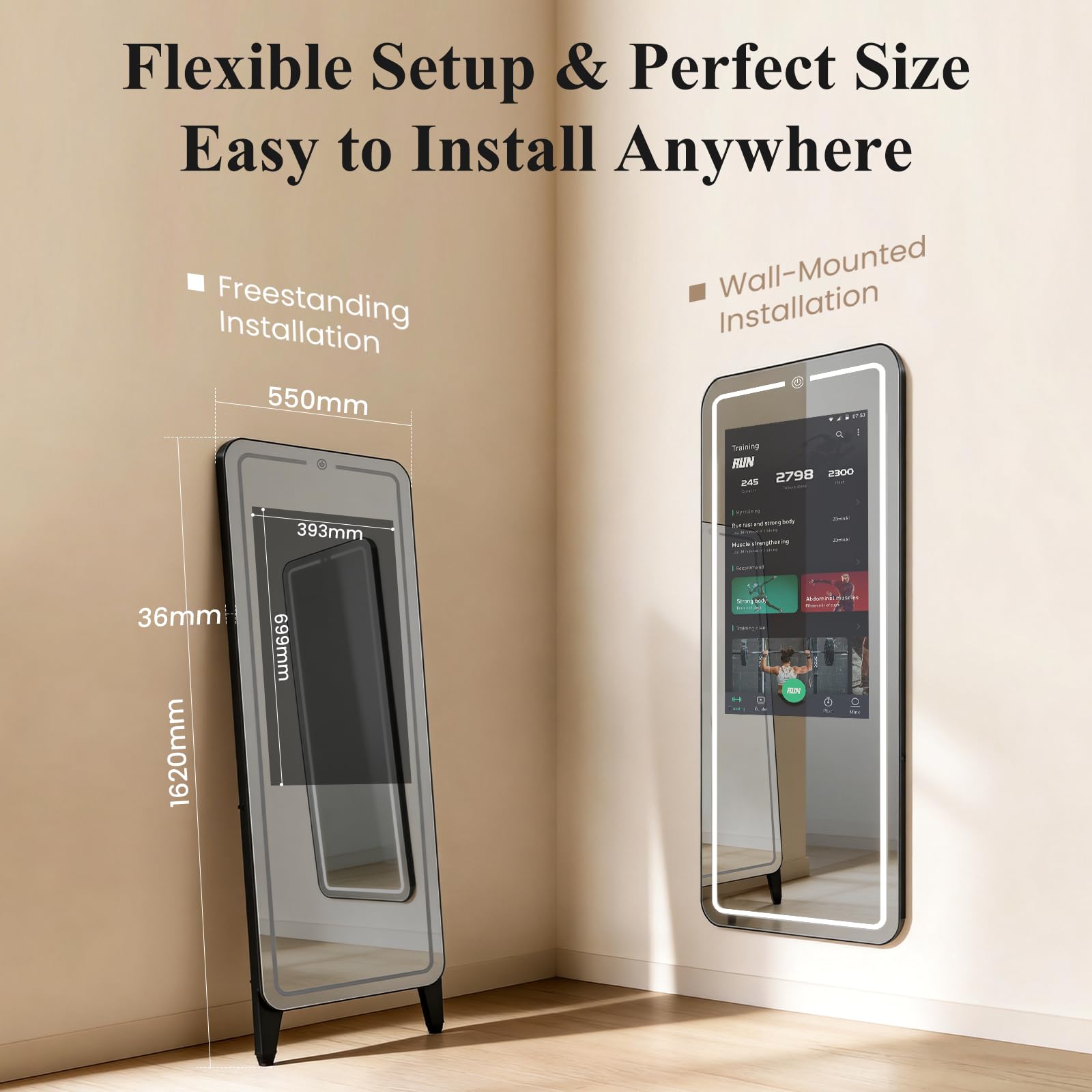 LumaVue Smart Fitness Mirror 32