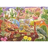 Cobble Hill Family Piece's 350 Puzzle - Desert Magic - Sample Poster Included