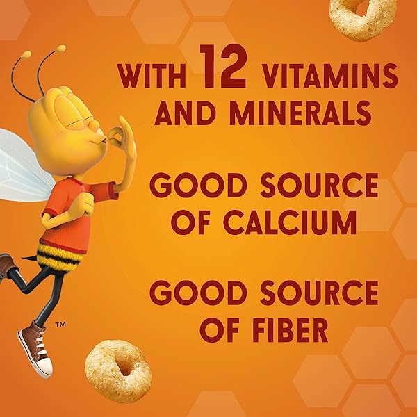 HONEY NUT CHEERIOS HEART HEALTHY BREAKFAST CEREAL, GLUTEN FREE CEREAL WITH WHOLE GRAIN OATS, VALUE BAG, 32 OZ