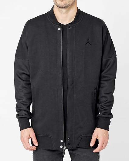 black jordan varsity jacket