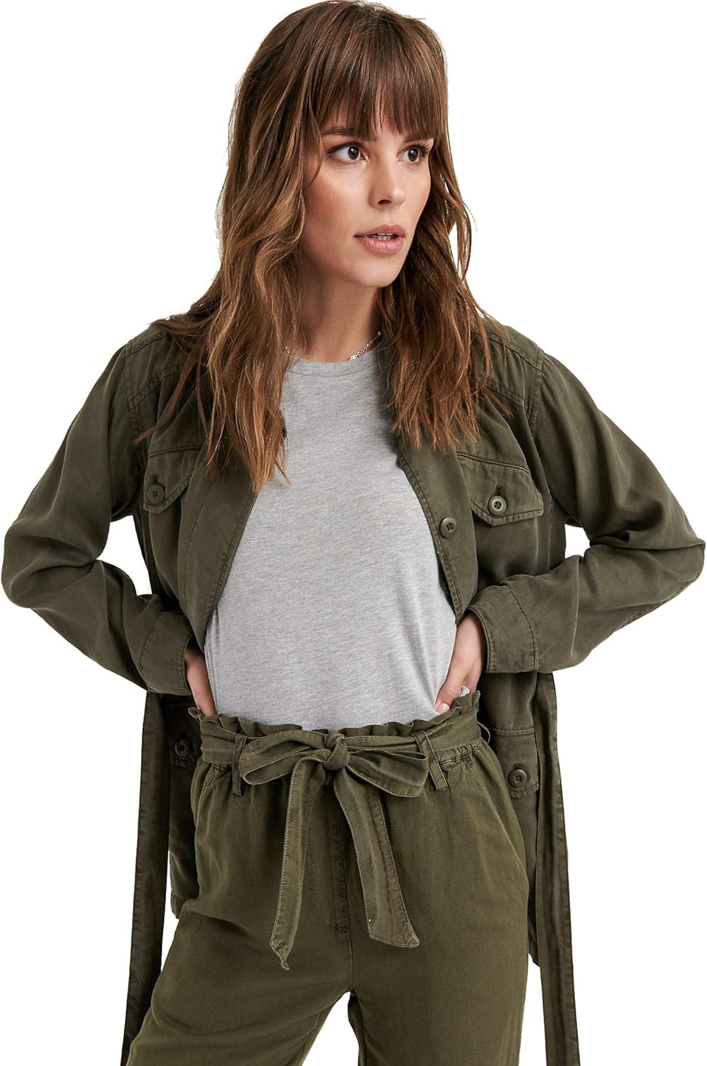 lucky brand olive jacket