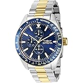 Invicta Aviator Stainless Steel Men's Quartz Watch - 45mm