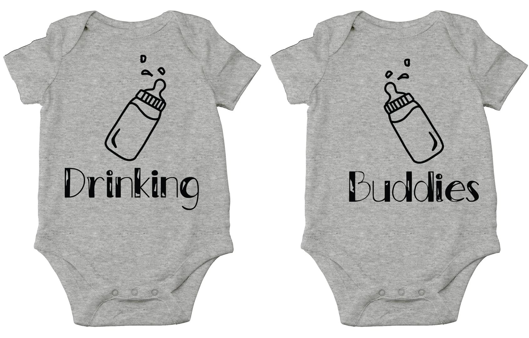 CBTwear Drinking Buddies - Matching Twin Babies