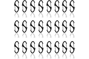 REWOALZX Mini Carabiner Clips, Double-Sided Spring Small Carabiner Clip, Metal Carabiner for Keys, Anti Theft Zipper Clips, Flexible and Easy to Use