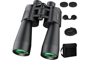 20x70 Binoculars for Adults High Powered - WOZEL HD Bird Binoculars with Clear Low Light Vision - Powerful Binocular for Bird