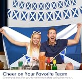 AhfuLife Scottish Flag 5ft x 3ft Double-Sided with Brass Grommets view 5