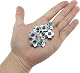 DDHOMIN 40 PCS Four Pronged T-Nuts Galvanized M6x10mm for Woodworking view 3