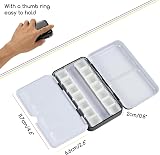MEEDEN Watercolour Tin Case with 12 Half Pans, Sturdy & Reusable view 2