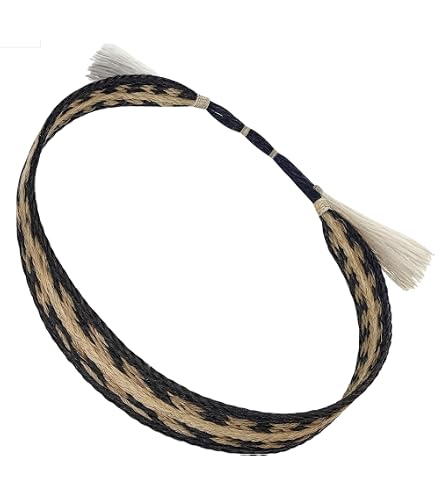 7316 Morengo Genuine Horsehair Hat Band Adjustable Handmade Western Cowboy Morengo Genuine Horsehair Hat Band Adjustable Handmade  main image 4
