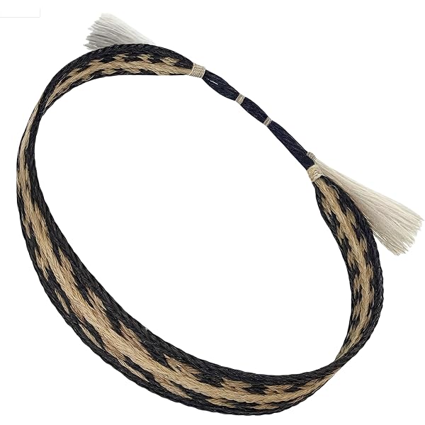 Rainbow Trimming Co. Genuine Leather Hat Band with Woven  display picture 2