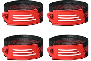 Yoetaun 4Pcs Bike Ankle Leg Strap Elastic Bike Ankle Riding Puttee Cycling Bind Adjustable Cycling Ankle Fastening Belt