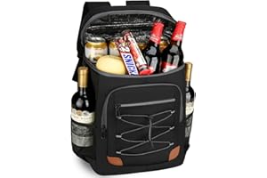 AMNOW Backpack Cooler Insulated Leak Proof for Men Wowen 36 Cans Soft Cooler Backpack Insulated Waterproof Large Capacity Coolers Bag Portable for Lunch Camping Travel Picnic Hiking