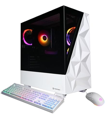 Amazon.com: Gaming PC Desktop RTX 4060 8GB AMD Ryzen 7 5700X 4.6