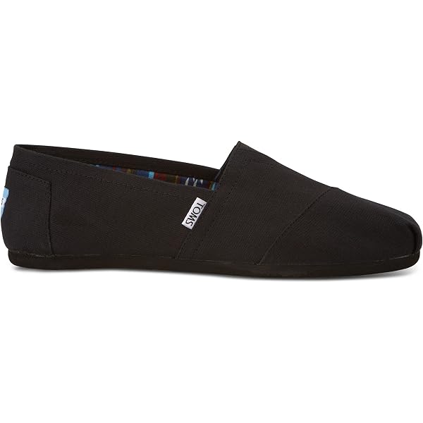 Amazon.com | TOMS Mens Classics Black/Black Canvas 10002931  display picture 1
