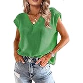 Womens Fall Clothes Winter Tops Fashion 2025 Sweater Vest Women Knit V Neck Cap Sleeve Summer Business Casual Outfits