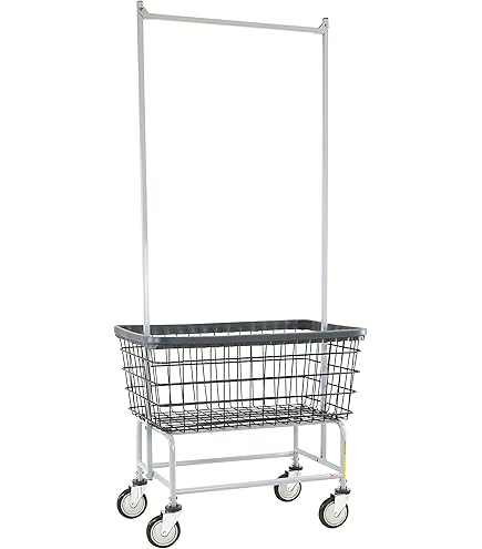 Amazon.com: R&B Wire™ 100T Front Load Wire Laundry Cart, 2.25