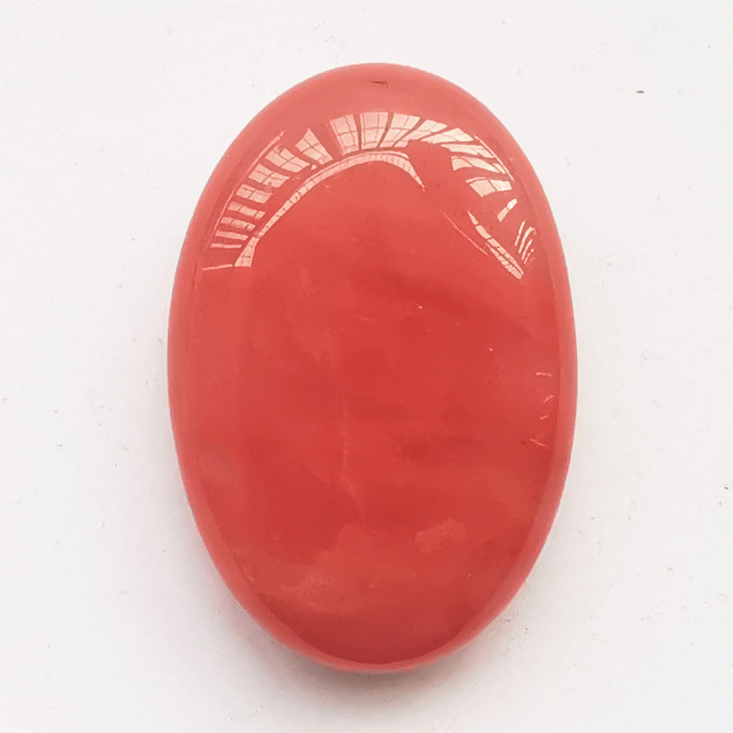 Manekieko Cherry Quartz Oval Palm Pocket Healing Crystal Spa Energy Stone,Healing Crystal for Therapy Geometry Chakra Balancing