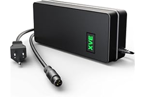 HULKGOO 54.6V 3A Battery Ebike Charger Compatible with Super 73 Z-Series, S-Series & R-Series, 110V Fast Charging with 3 Pin Connection, Waterproof Power Adapter Compatible with Z Adventure, S2, RX, and More