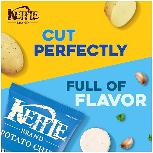 KETTLE BRAND POTATO CHIPS, FARMSTAND RANCH KETTLE CHIPS, 7.5 OZ