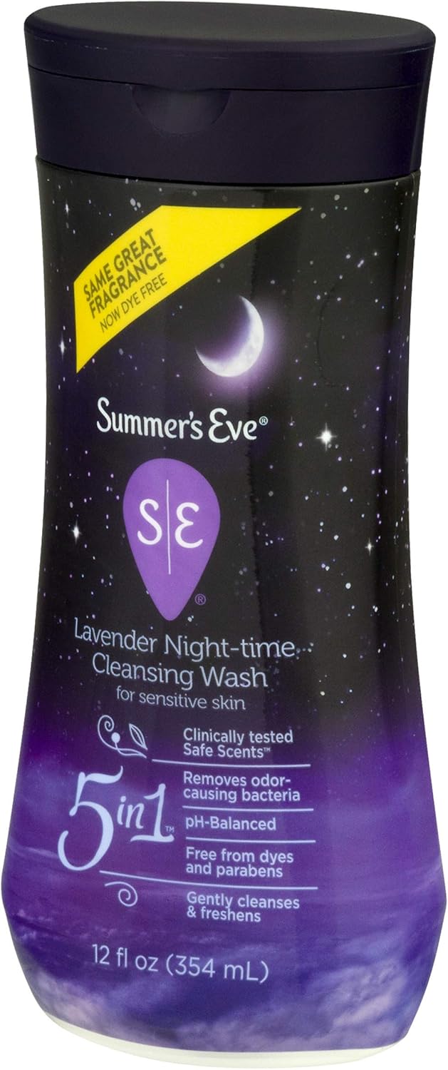 Summer's Eve Cleansing Wash | Lavender | 12 Ounce | Pack of 1 | pH-Balanced, Dermatologist & Gynecologist Tested: Health & Personal Care