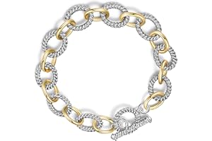 Aprilery Wire Cable Bracelet for Women Gold and Silver Bangle Rolo Chain Link Two Tone Bracelets Designer Inspire Dupes Bracelets Jewelry for Women