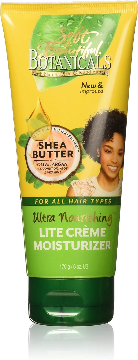 Soft and Beautiful Botanicals Ultra Nourishing Lite Creme Moisturizer, 6 Ounce, 170.1 g (Pack of 1)