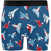 Meocouoe Men's Boxer Briefs Novelty Soft and Breathable with Fly Underwear for Men