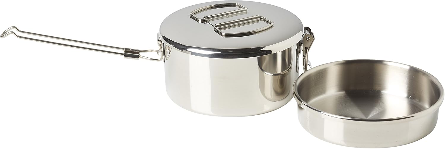 Zebra Stainless Steel Food Box and Pan with Snap on Lid, 14cm, Silver, 1.2 Litres - Image 3