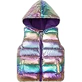 Mud Kingdom Boys Girls Hooded Vests Outerwear Zip-up Lightweight Casual Warm Jackets Autumn Winter