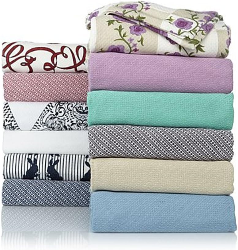 Jeffrey Banks Egyptian Cotton Blanket Full/Queen - Blue