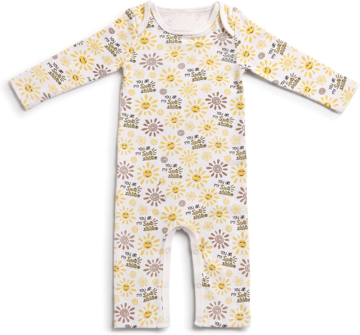 Demdaco Baby Pajama Gift Set, You are My Sunshine Elephant