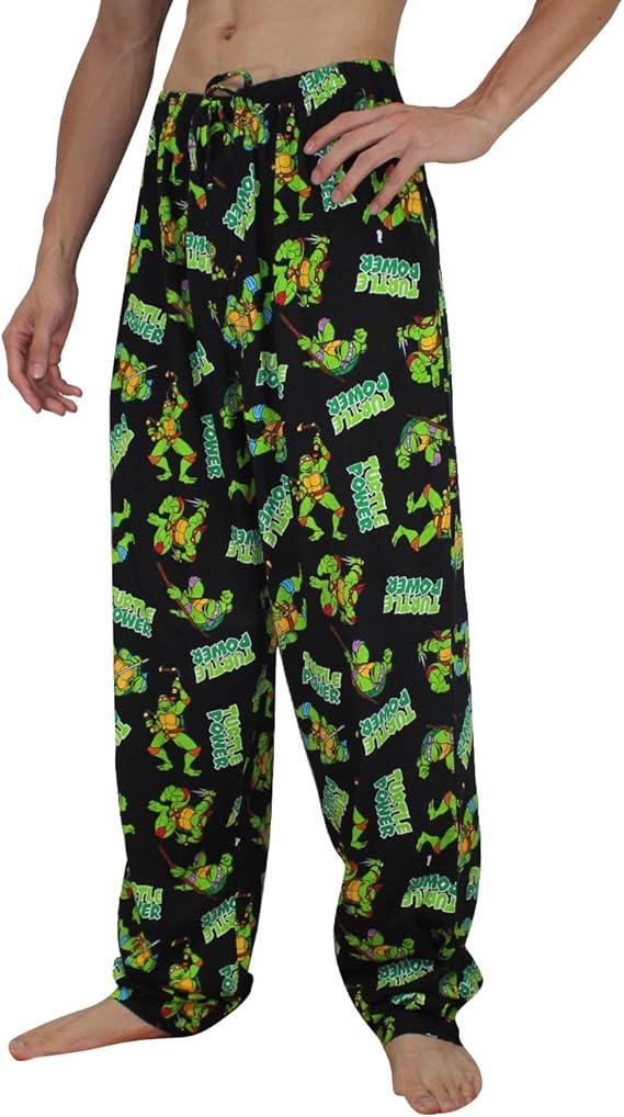 Teenage Mutant Ninja Turtles Mens Cotton Sleepwear / Pajama Pants XL Multiciolor