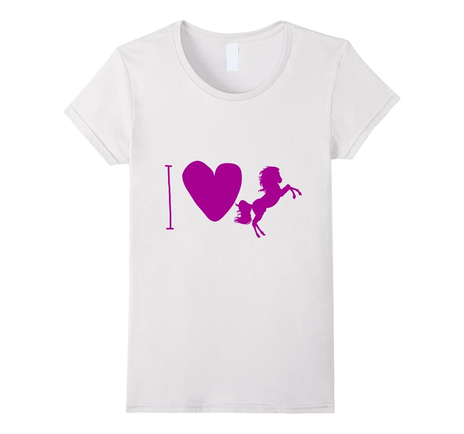 Awesome I heart Horse T-Shirt - Womens Sizes - 5 Colors-ANZ