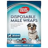 Simple Solution Disposable Dog Diapers for Male