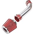 3 inch Intake Pipe Cold Air Intake with Filter Fit for 2003 2004 2005 2006 Infiniti FX35 G35 & Fit Nissan 350Z 3.5L V6 (Red)