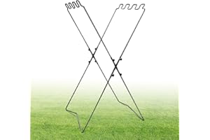 Jantens Leaf Bag Holder, Portable Trash Bag Holder Stand, Heavy-Duty Metal Garbage Frame for 30-45 Gallon Bags, Perfect for Yard Work, Camping, Household & Outdoor Events