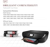Toner Kingdom 62XL Ink Cartridges Twin Pack Black Tri-Color for HP ENVY view 2