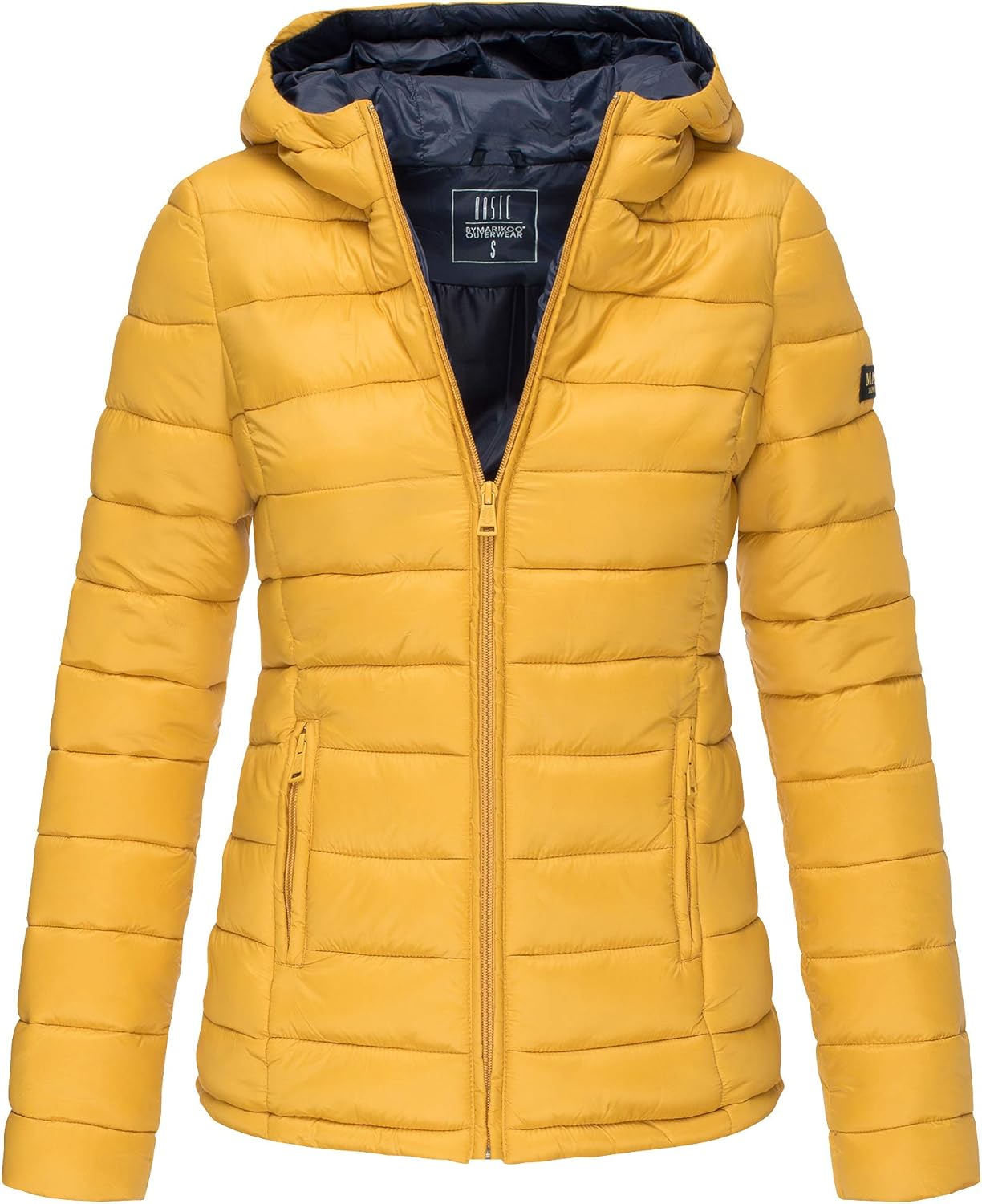 Steppjacke Damen Mit Kapuze - Leichte Winterjacke Gesteppt Warm Große Größen