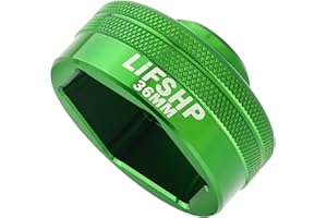 LIFSHP 36mm Oil Filter Socket, Oil Filter Removal Tool For Ford F250, BMW, Mini, Volvo, VW, Porsche Vehicles-Car Accessories-Green