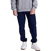 Russell Athletic Men's Dri Power Fleece Elastic Bottom Sweatpants, Relaxed Fit, Moisture Wicking, with or Without Pockets