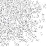 PH PandaHall 1375pcs Long Pearl Beads, 4x8mm Oval ABS Imitation Pearl Beads White Plastic Loose Spacer Bead for DIY Jewelry Bracelets Necklaces Crafts Making Wedding Decoration