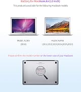 ASMARK A1466 A1369 Macbook Air 13-inch Battery Replacement 8100mAh 61.56Wh view 2