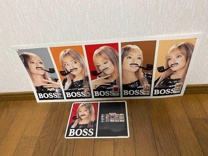 Amazon Co Jp 浜崎あゆみ Boss 缶コーヒー ステッカー 看板 ホビー 通販