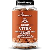 Vitex Pure 400 Mg Chasteberry – Natural PMS Support, Balance Hormones, Regulate Cycle, Promote Skin Health – Full-Spectrum & Standardized – 60 Vegan Soft Capsules