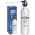 FIRSTINFO A1638L (3rd Gen) Patented Max. Pressure 140psi / 1000ml Thickened Aluminum Canister Refillable Aerosol Spray Can | Pneumatic Compressed Air Sprayer | Wide Mist Spray