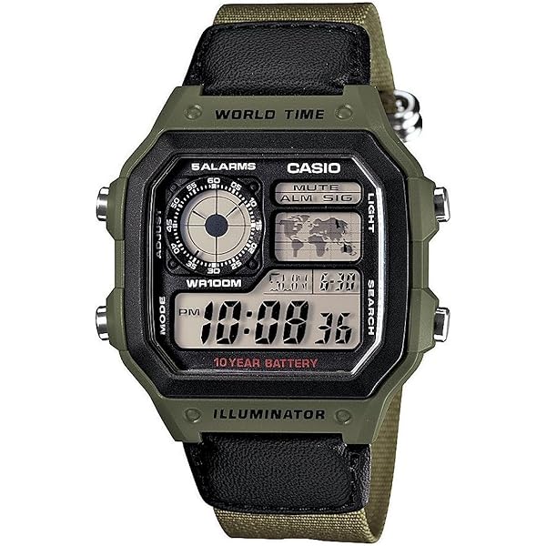 腕時計　CASIO AE-1200WHD-7AVCF　 Casio World Clock AE-1200WHD-7AVCF REVIEW - YouTube