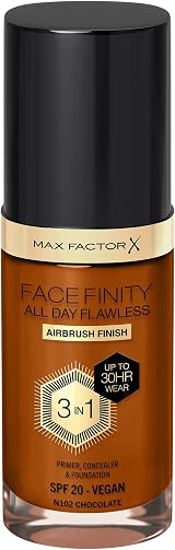 Max Factor Facefinity 3-in-1 Foundation SPF 20 Chocolate 102 200 g
