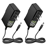 Facmogu 2 Pack DC 5V 2A Power Adapter, AC 100-240V