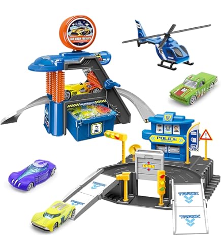 Amazon.com: Hot Wheels Color Shifters Sharkport Showdown Playset